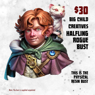 Big Child Creatives Halfling Rogue Bust