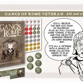 New Gangs of Rome A4 Rulebook & Tokens
