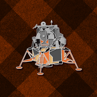 Apollo LEM Vehicle Enamel Pin