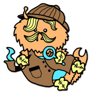 'Flufflock' Fluffypede Pin