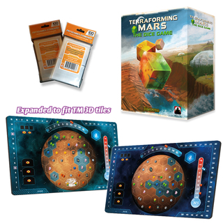 Terraforming Mars: The Dice Game with Card Sleeves & Expanded 3D Neoprene Game Boards
