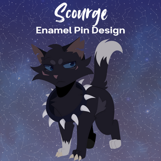 Scourge Enamel Pin