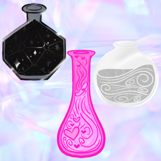 Chrome Sparkle Potion Pin Set