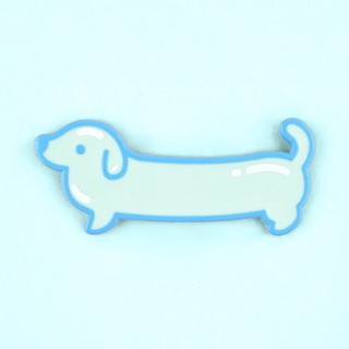 Weenie Dog Pin - Balloon (Blue)