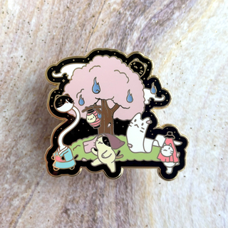 Night Parade of The Kitty Monsters B Grade Pin