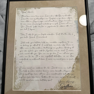 Custom Personalized Letter