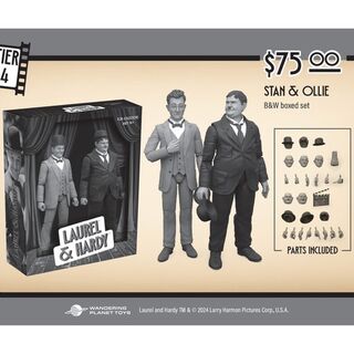 STAN & OLLIE boxed gift-set in B&W