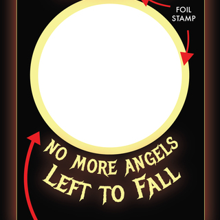 Mercy Sparx: No More Angels Left to Fall Golden Halo Sketch Cover (Blank)