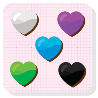 Cool Hearts Set Options
