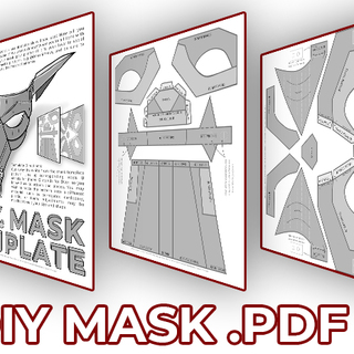 Patience mask template (digital download)