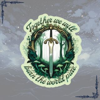 Sword of Light Vinyl Sticker