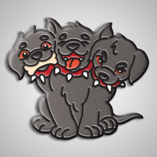 Smallfolk Cerberus Enamel Pin Badge