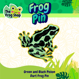 Green Dart Frog Pin