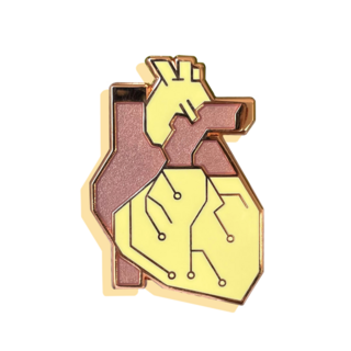Transistor Enamel Pin
