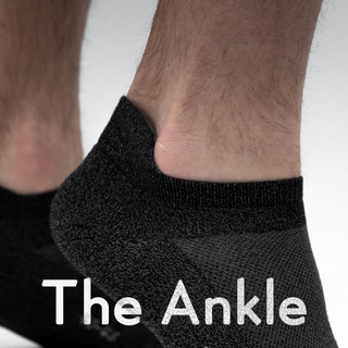 SilverSocks Ankle in Bamboo - (Priced to your pledge)