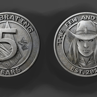 Collectible 5-Year Anniversary Coin