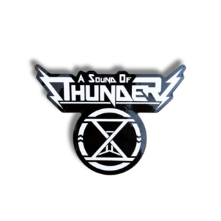 A Sound of Thunder Hourglass Logo Sticker