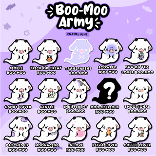 Boo-Moo Army Enamel pin - MYSTERY BAG