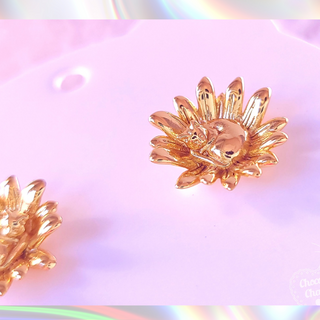 Flower Cat Earrings