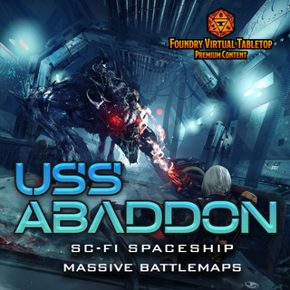 FoundryVTT - USS Abaddon - Sci-Fi Map Module