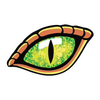 Snake Eye 1.5" Mini Pin