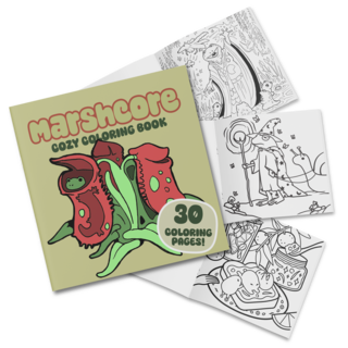 Marsh Core Cozy Coloring Book