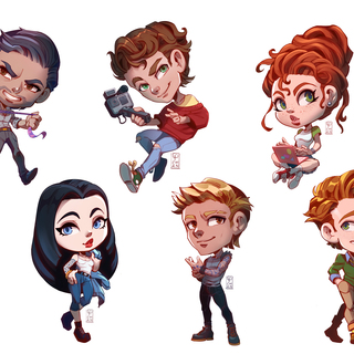 Once Upon a Showtime Sticker Set