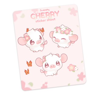 Cherry Sticker Sheet