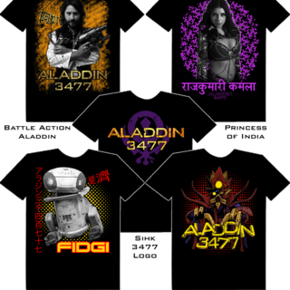 ALADDIN 3477 T-Shirt (5 Designs) SOLD OUT!