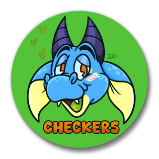 Checkers Button