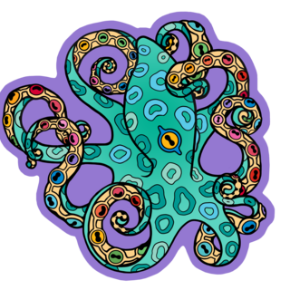Octopus Sticker