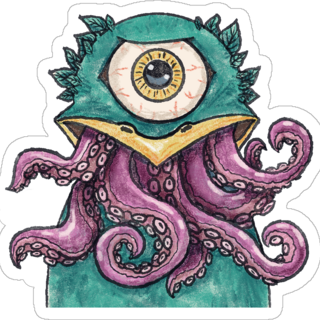 Snallygaster Acrylic Pin