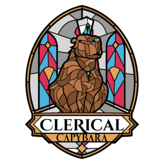 Old Pin - Clerical Capybara