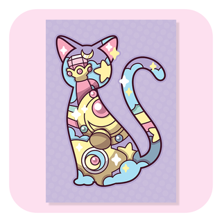 A6 Postcard - Magical Silhouettes - Luna