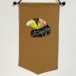 Endangered California Condor pin banner