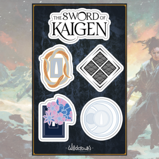 'The Sword of Kaigen' Tsuba Sticker Sheet