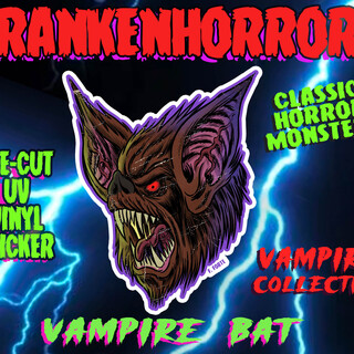 VAMPIRE BAT 5" FRANKENHORRORS VINYL STIC