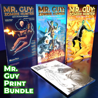 Mr. Guy: Zombie Hunter #1-3 Bundle - Print