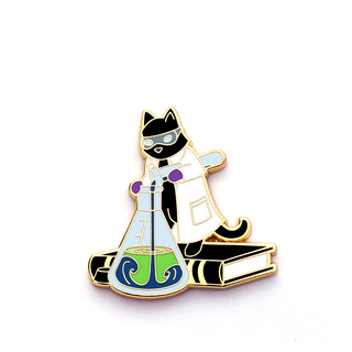 Chemistry Cat v2 Pin
