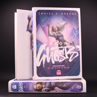 'Neon Ghosts: A Witch's Sin' Hardcover Edition