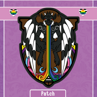 Ally Gargoyle Iron-on Patch