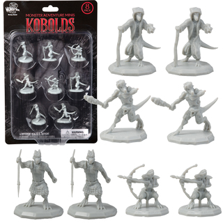 Monster Kobolds Paintable Mini Figures Set of 8