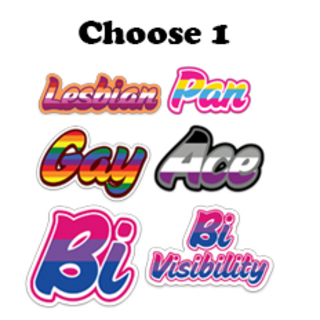 Choose 1 Other Sticker*