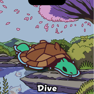 Lurking, Dragon Turtle Pin (022)