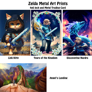 Zelda Metal Art Prints