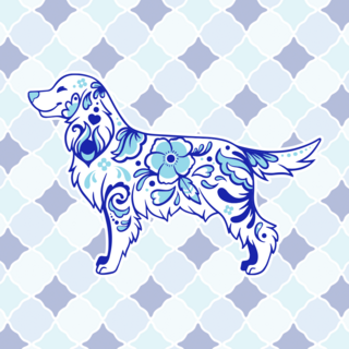 Porcelain Cocker Spaniel Enamel Pin