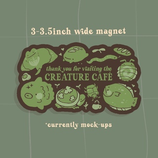 Creature Café Magnet