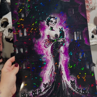 COMIC CON POSTER- Dahlia and Cats