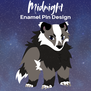 Midnight Enamel Pin