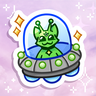 Neopets Comet Sticker